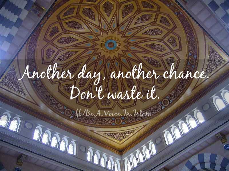 another day, another chance