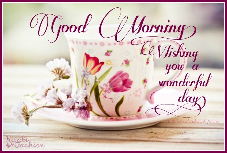 Good morning