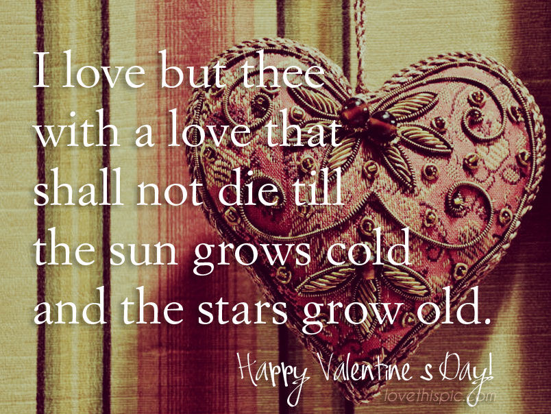 I love but thee I love but thee