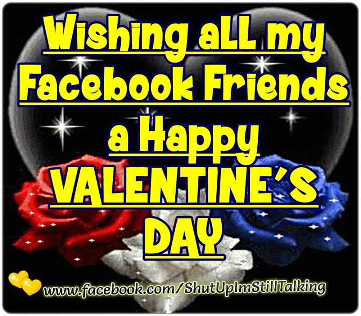 Happy Valentines Day Facebook Friends