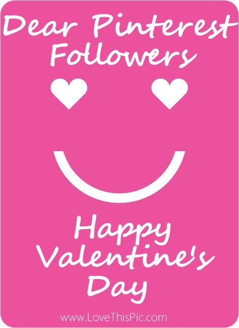 Dear Pinterest Followers