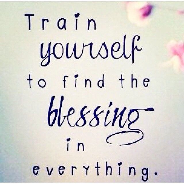 Blessing in Everything