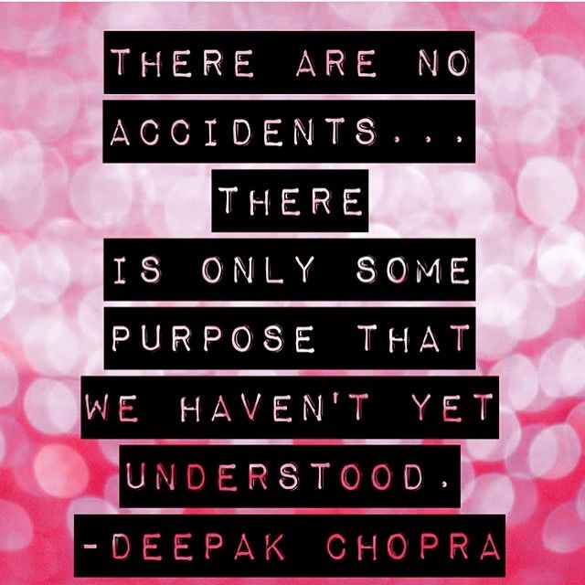 There are no accidents There are no accidents