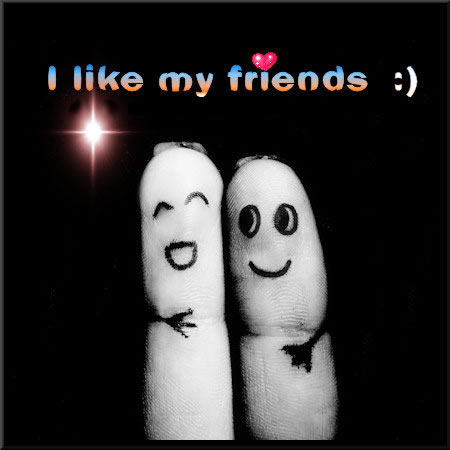 I like my friends... I like my friends...
