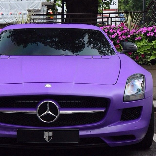 Purple Mercedes