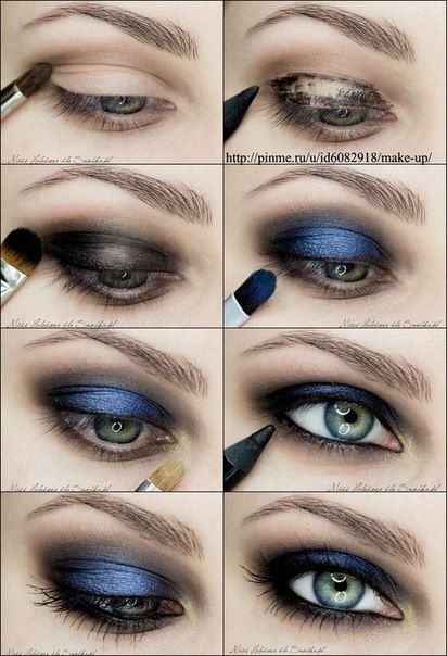 Blue Smokey Eye