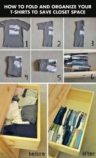 Tshirt Folding To Save Space Tshirt Folding To Save Space