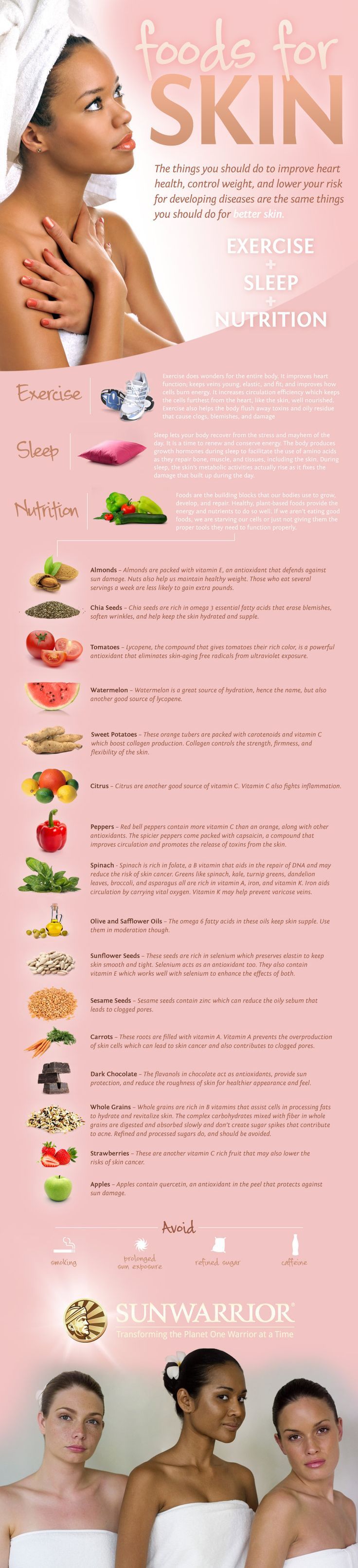 Food for skin