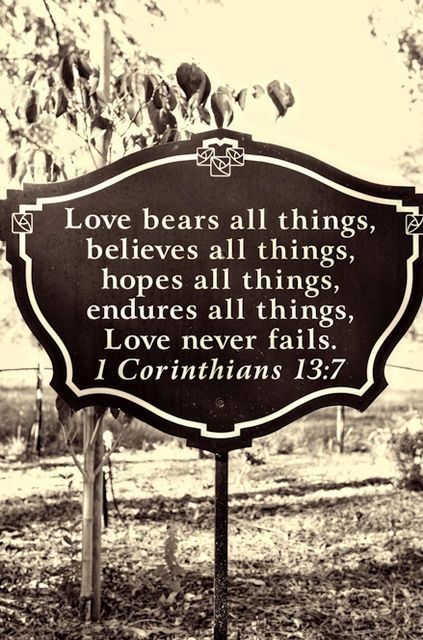 Love never fails Love never fails