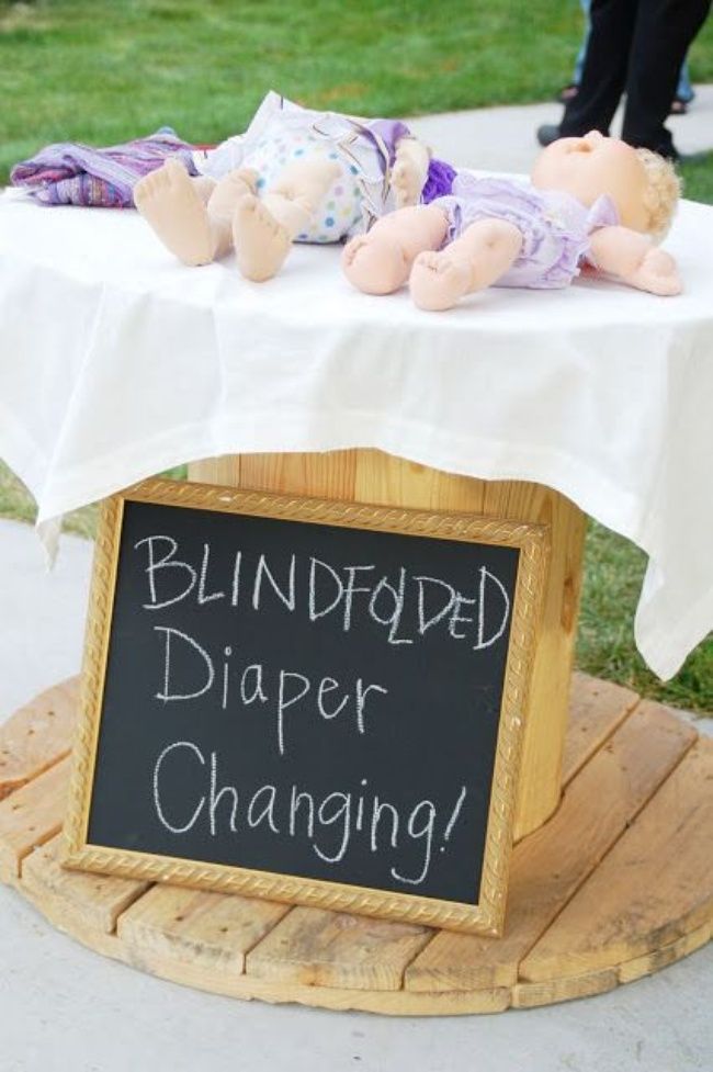 Blind Folded Diaper Change Blind Folded Diaper Change