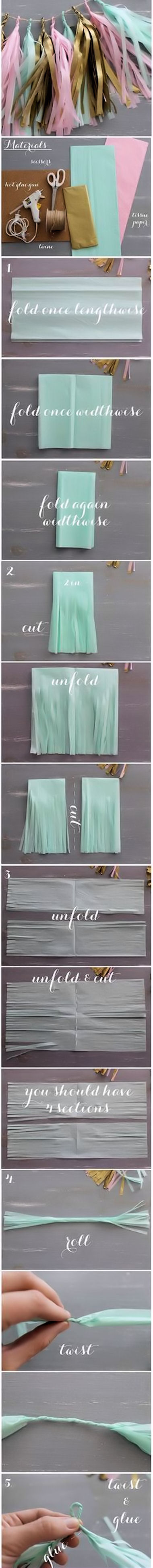 DIY Tassell Garland