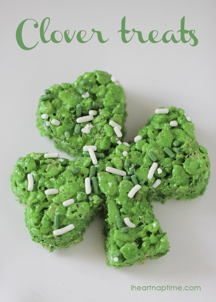 Shamrock Rice Krispie Treats Shamrock Rice Krispie Treats