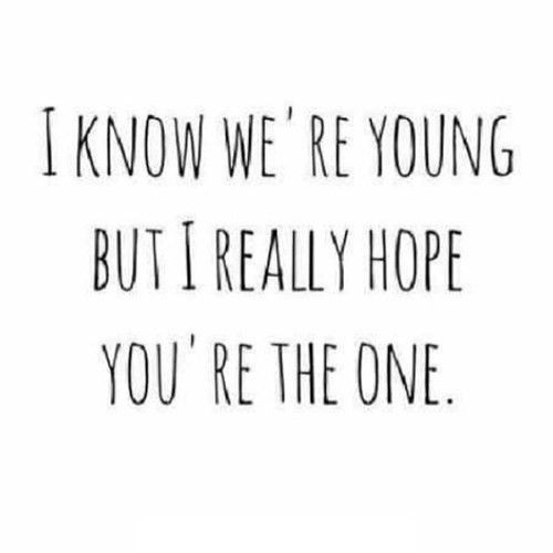 I hope you're the one