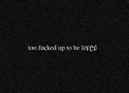 to be loved to be loved