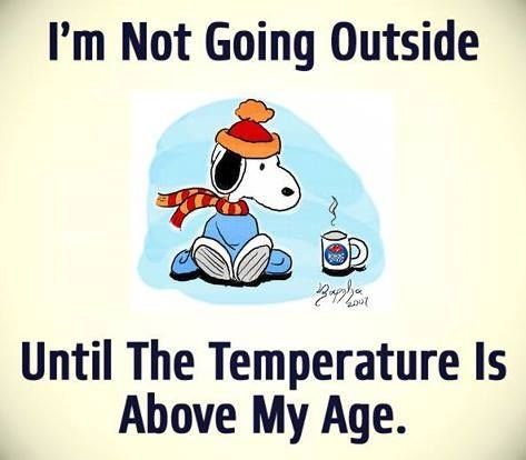 I'm not going outside