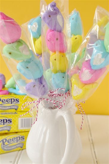 Peeps on a stick