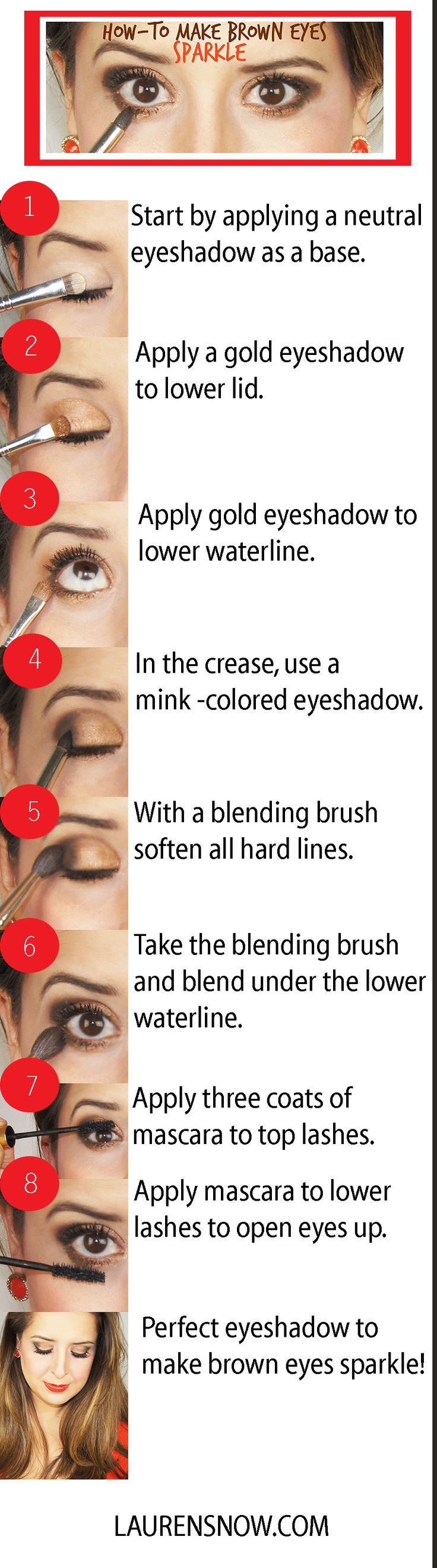 How To Make Brown Eyes Sparkle