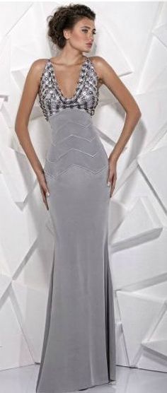 Silver Evening Dress Silver Evening Dress