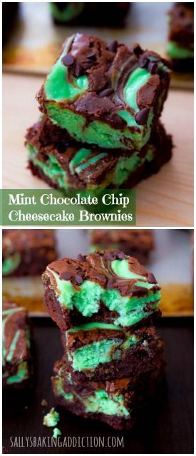 Mint Chocolate Chip Brownies Mint Chocolate Chip Brownies