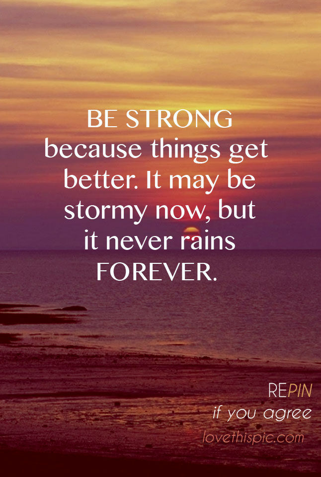 Be strong