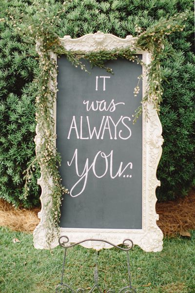It's always you