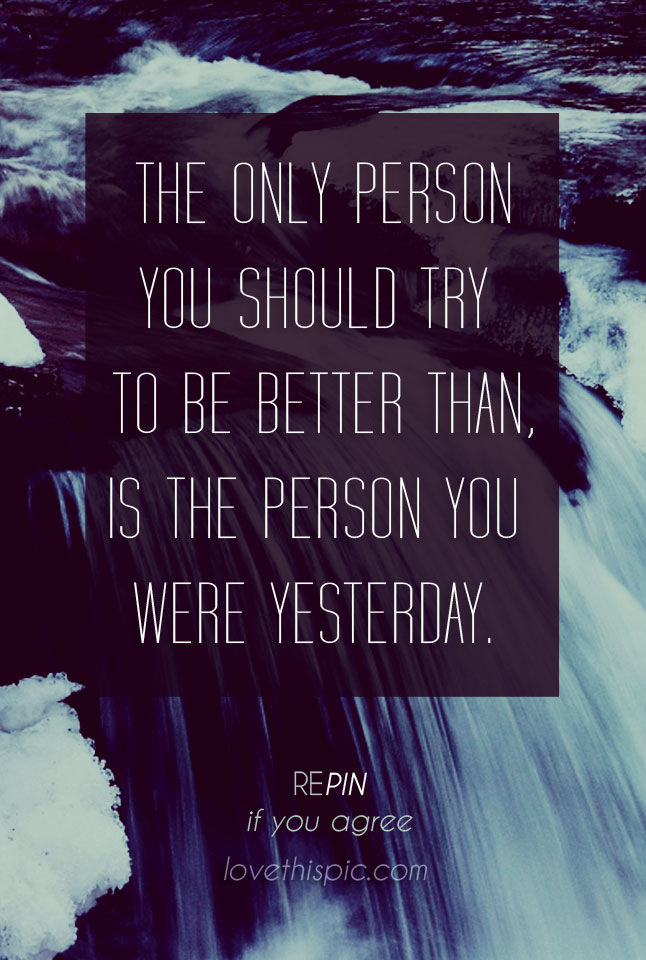 The only person