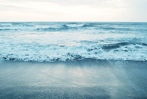 Calm blue sea