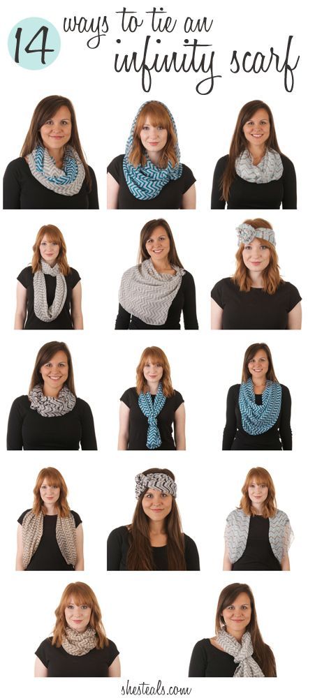 14 ways to tie a scarf 14 ways to tie a scarf