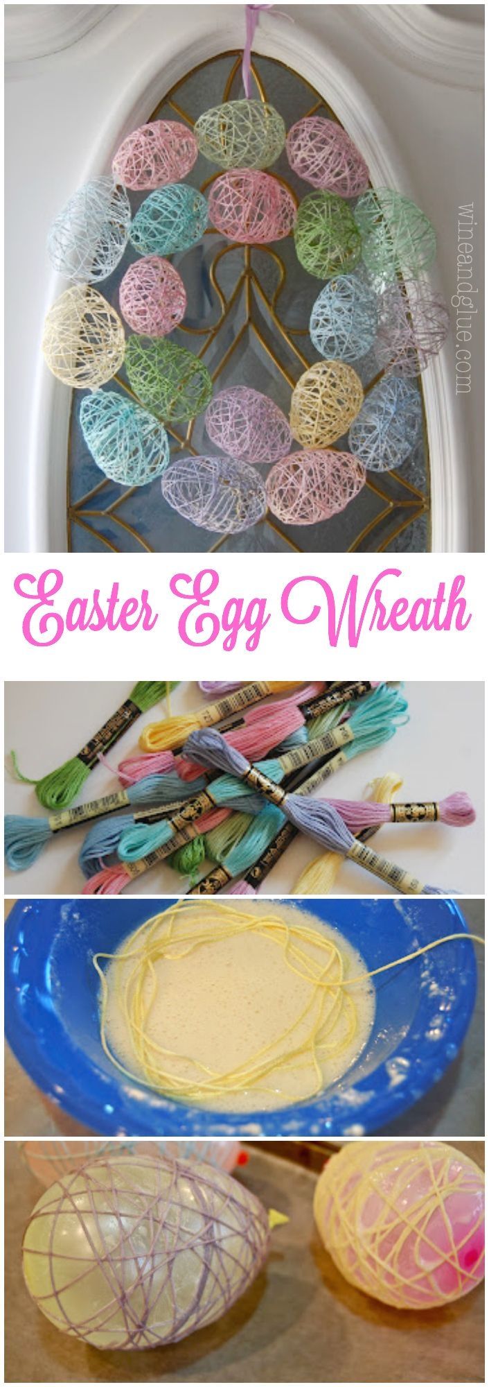 Easter Egg Wreath Easter Egg Wreath