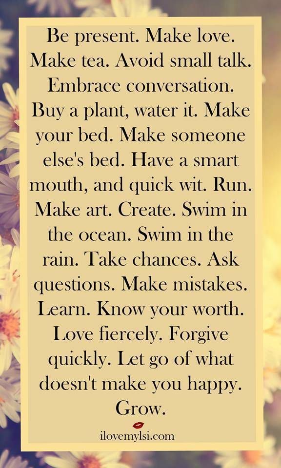 Grow and Be Happy