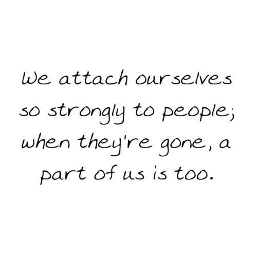 We attach ourselves