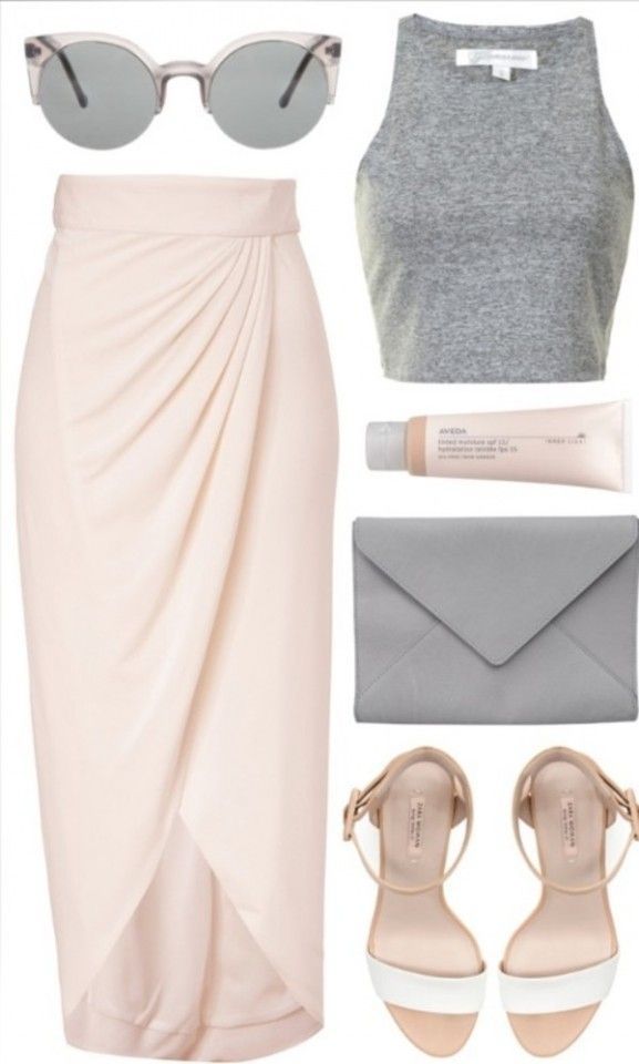 Pink and Gray Spring Fashion Pink and Gray Spring Fashion