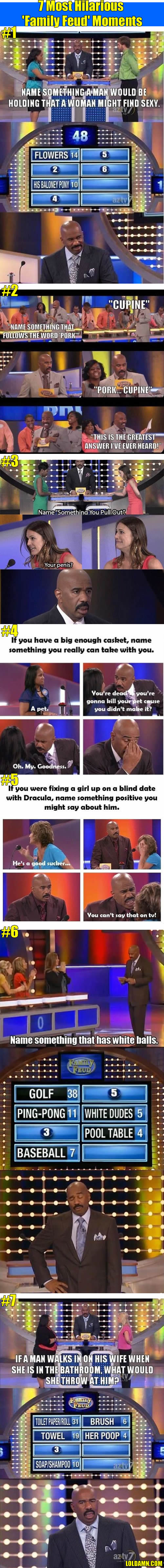 7 Hilarious Family Fued Moments 7 Hilarious Family Fued Moments