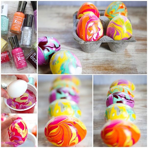 Nail Polish Easter Eggs