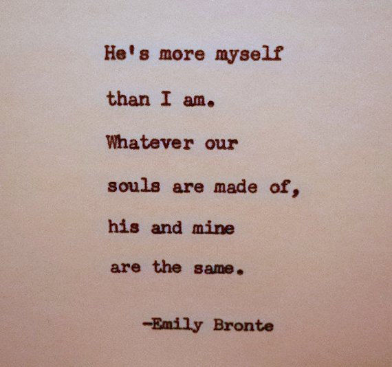 He's more myself