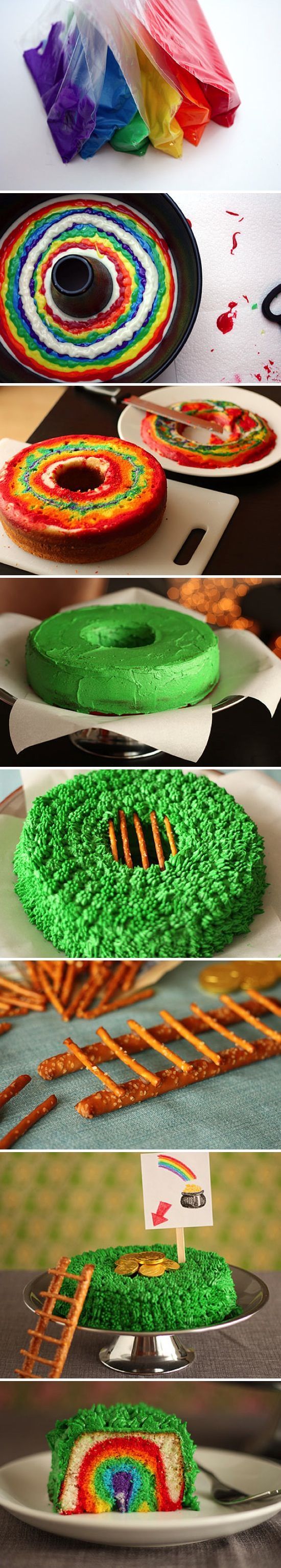 DIY St Patrick's Day Leprechaun Cake