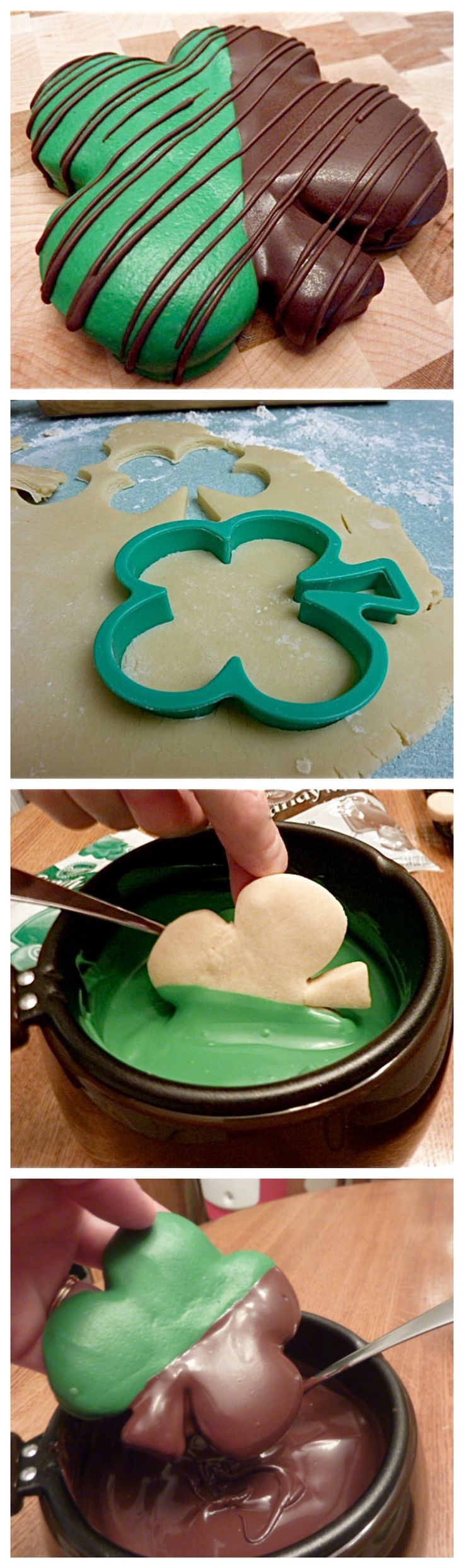 St. Patrick's Day Chocolate Covered Four-Leaf Clover 