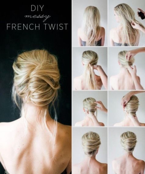 DIY Messy French Rwist