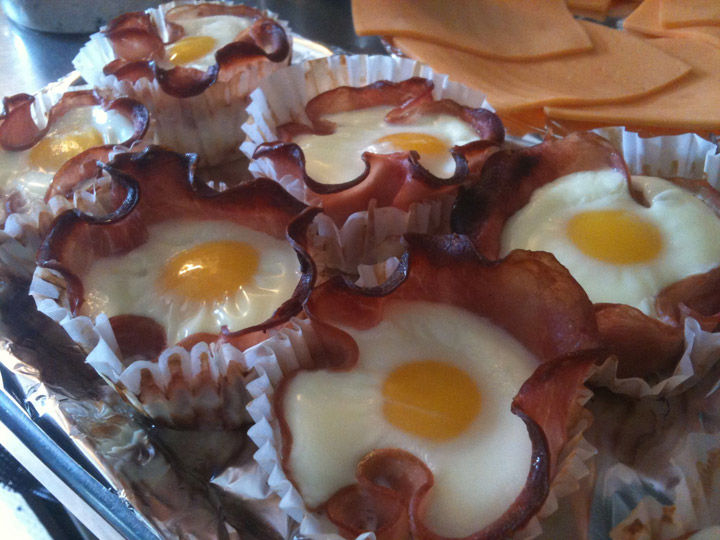 Eggs Wrapped in Bacon