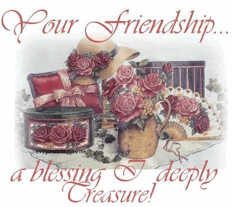 Your friendship..A blessing I deeply treasure... Your friendship..A blessing I deeply treasure...