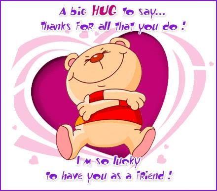 Lucky to have you as a friend Lucky to have you as a friend