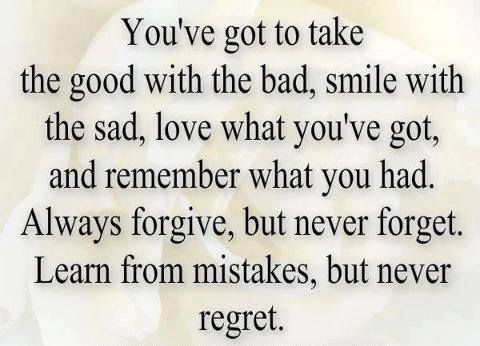 take the good with the bad take the good with the bad