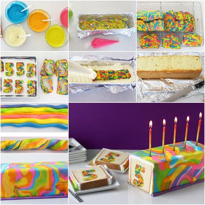 DIY Rainbow Cake DIY Rainbow Cake