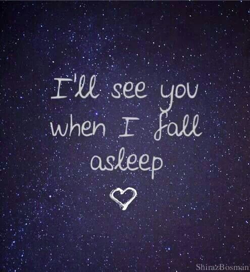 When I sleep When I sleep