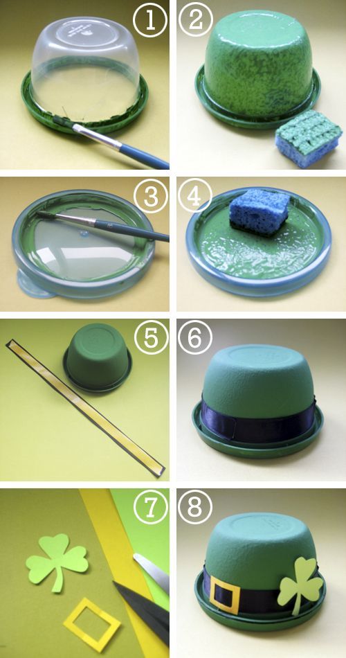 DIY St Patrick's Day Leprechaun Hat