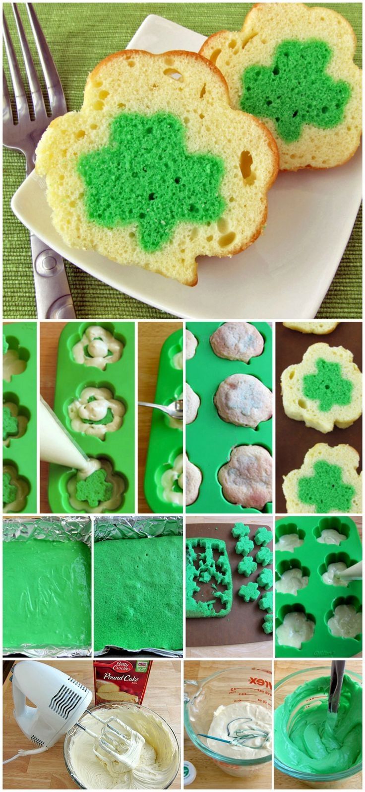 Mini Shamrock Cake