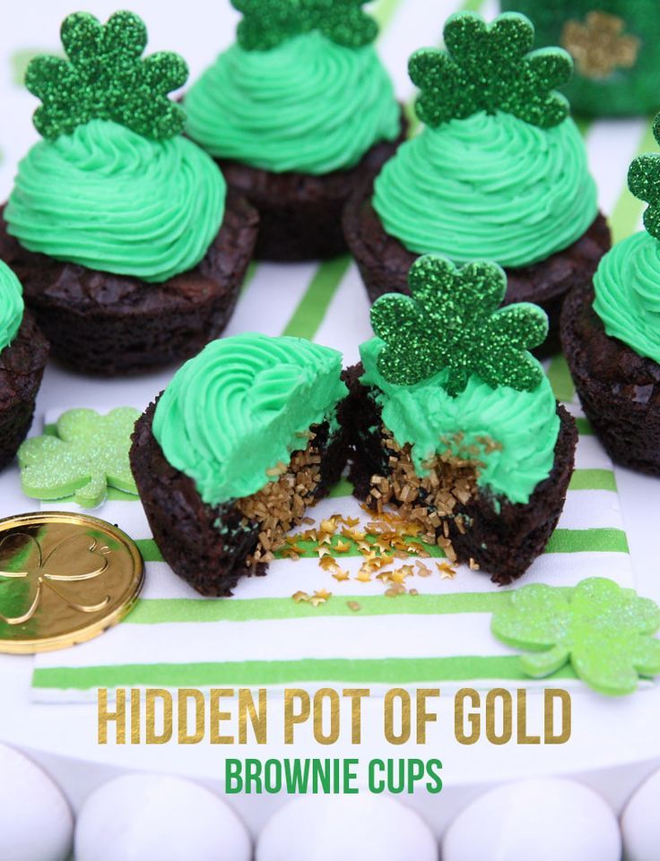 Hidden Gold Brownie Cupcakes Hidden Gold Brownie Cupcakes