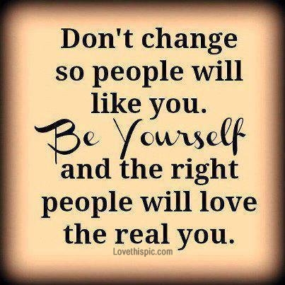 be yourself