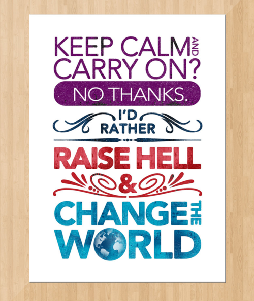 Change the world