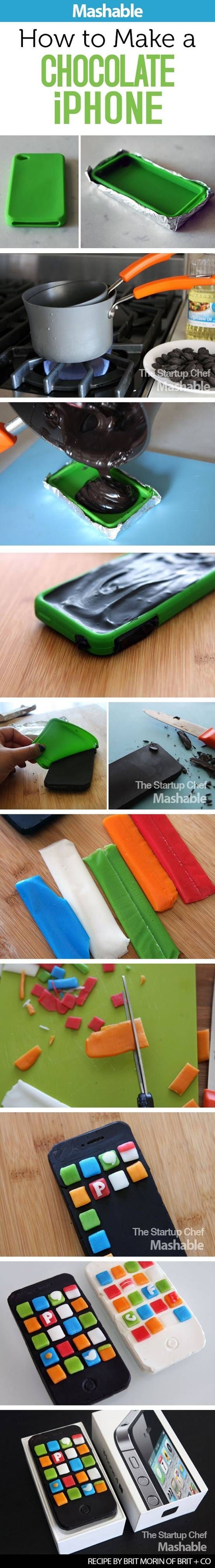 How to make a chocolate iphone